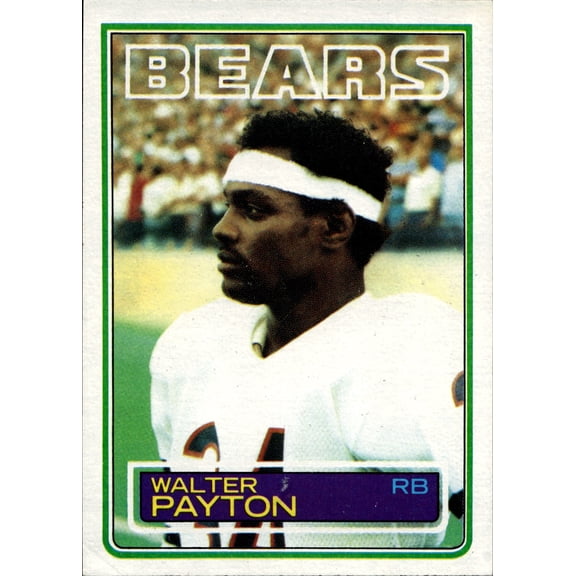 Topps Walter Payton Trading Card 1983 #36