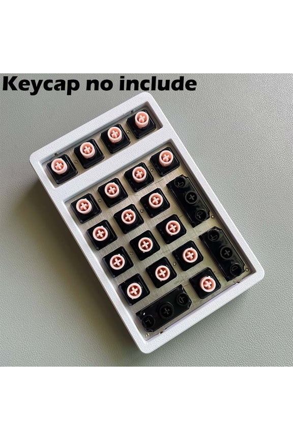 Topre Switch EC 21 Numeric Keypad Keyboard QMK 25g/35g/45g Presure Optional Vial Key-mapping supported
