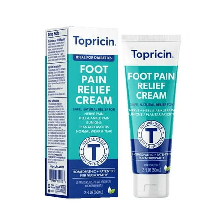 Topricin Foot Therapy Cream 2 oz (Pack of 2)