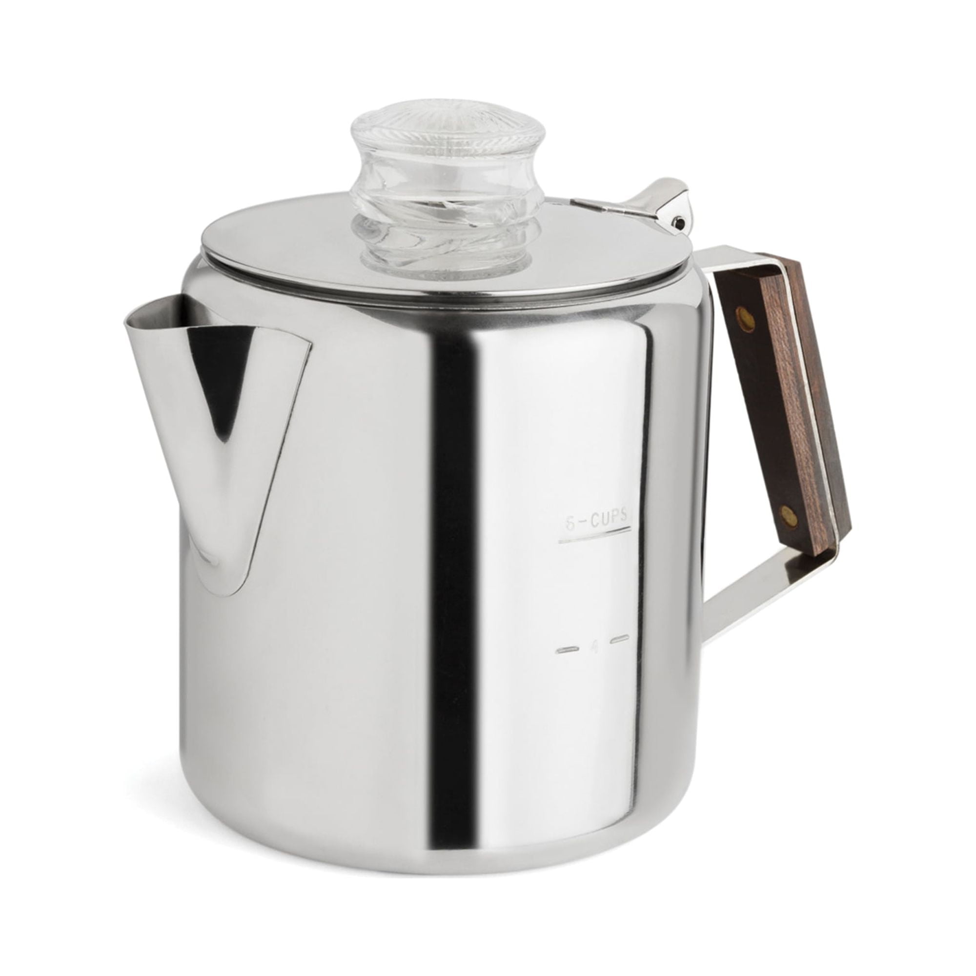 Tops 6-Cup Rapid Brew Stainless Steel Stovetop Coffee Percolator