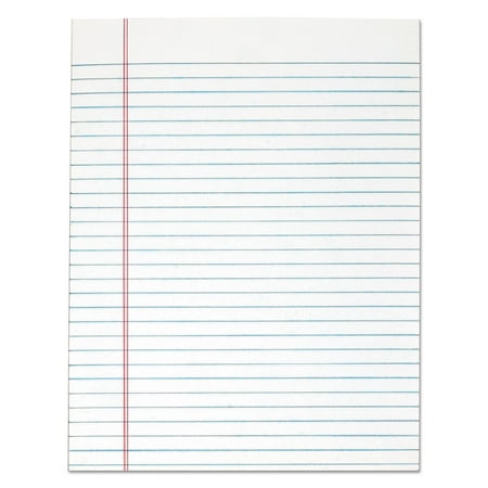 Tops The Legal Pad Glue Top Pads Legal/Wide 8 1/2 x 11 White 50 Sheets Dozen 7523