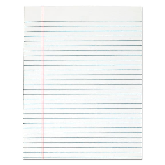 Tops The Legal Pad Glue Top Pads Legal/Wide 8 1/2 x 11 White 50 Sheets Dozen 7523