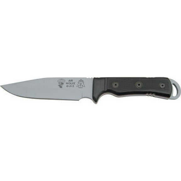 Tops AIR01 Knives Fixed Blade Knife G-10 Handle Air Wolfe Tactical + Sheath