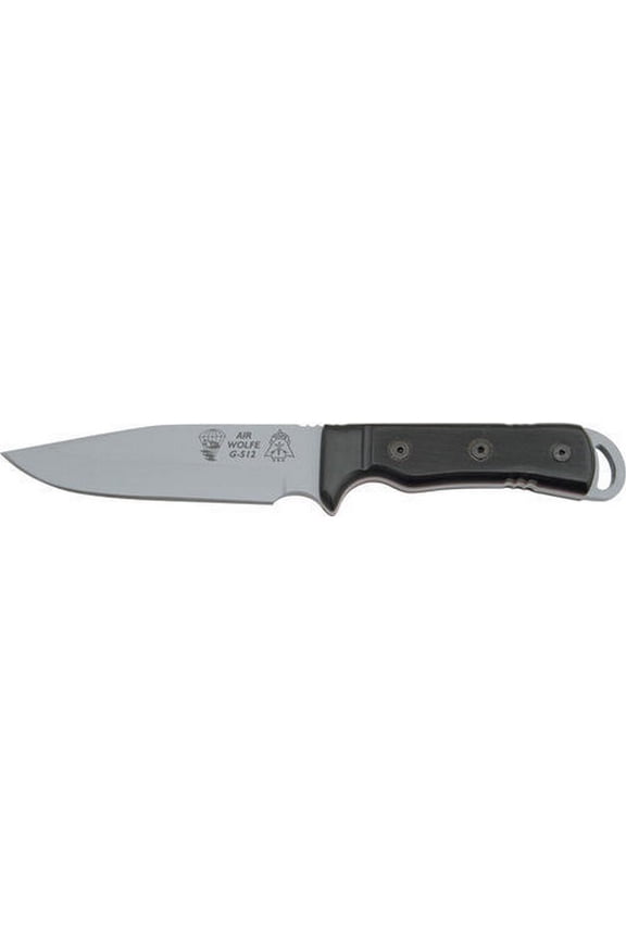 Tops AIR01 Knives Fixed Blade Knife G-10 Handle Air Wolfe Tactical + Sheath