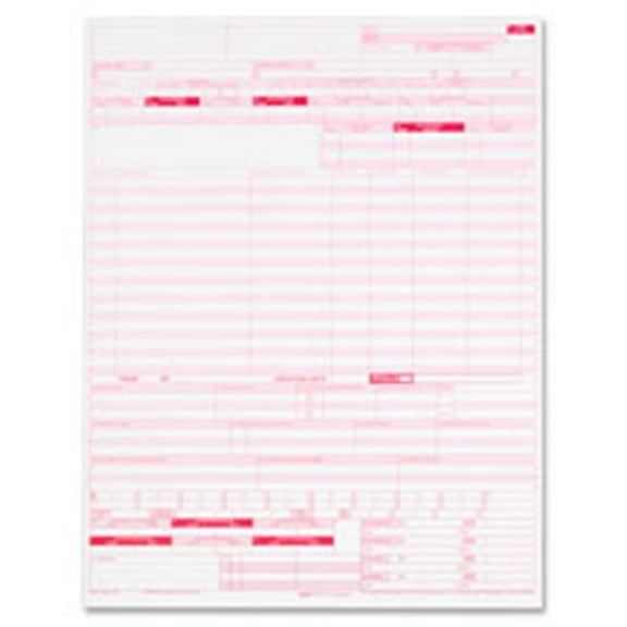 Tops Billing Forms - White - 8.5 in. x 11 in.
