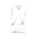 thumbnail image 1 of Tops Blouses Long Sleeve Going out Tops for Women Plus Loose Raglan Top Thickened Velvet Lamb Wool Warm Sweatshirts, 1 of 4
