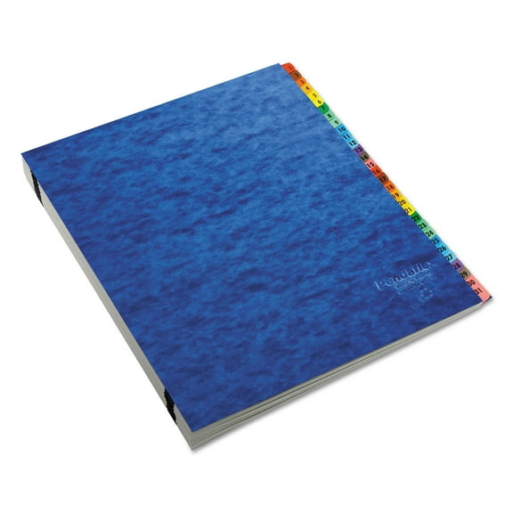Tops Business Forms Expanding Desk File, 23 Dividers, Alpha, Letter-size, Blue Cover