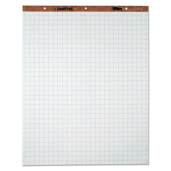 Tops Easel Pads, 27 X 34, White, 50 Sheets, 4-Carton