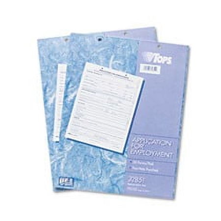 Tops Employment Application Form - 2 per pack