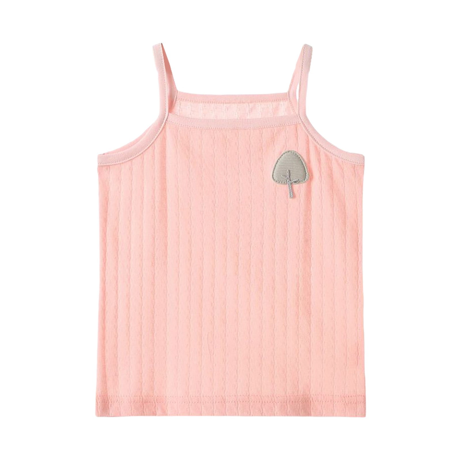 Cotton Pink and Black Camisole Vest Tank Top – D'chica
