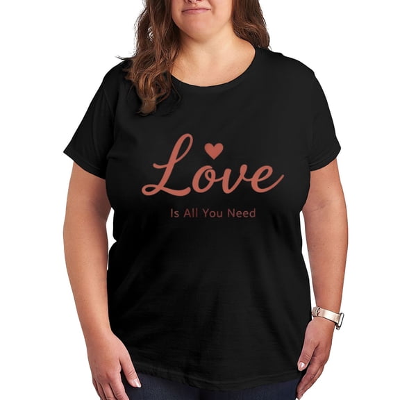 Tops For Women Loves Is All You Need Graphic Tshirts For Women Trendy Black Blouses For Women Plus Size Sexy T-Shirts For Women Graphic Tees Trendy