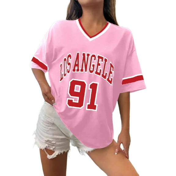 Tops For Women Trendy T Shirts Everyday Wear Loose Fitting Comfortable Style Paired With Jeans Summer Fall T Shirts For Women