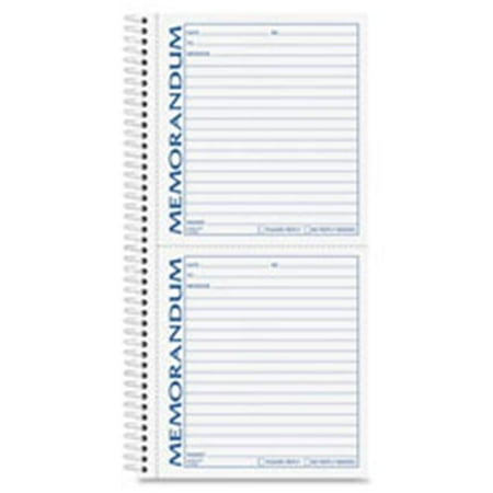 Tops Memo Forms Book 11 in. x 5.5 in. - 100 Sets