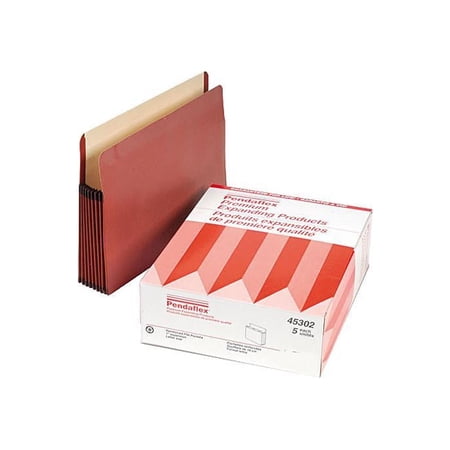 Tops Pendaflex 45302 Watershed 7 Expansion File Pocket Straight Letter Red 5/Box