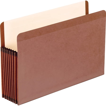 Pendaflex, PFX45303, Redrope Premium Reinforced File Pockets, Red Fiber