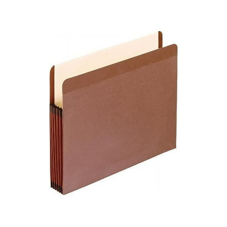 Tops Pendaflex 85545 5 1/4 Expansion File Straight Cut Red Fiber/Manila Letter 5/Box