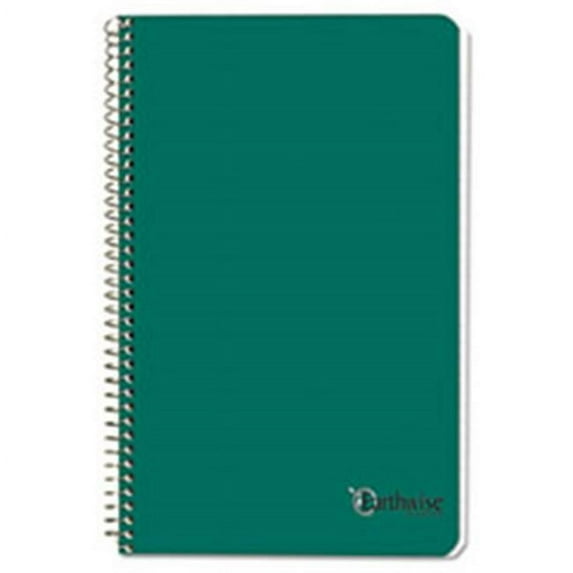 Tops Products 25400 Earthwise Single-Subject Narrow Rule 8 x 5 Notebook, White Paper, 80 Sheets