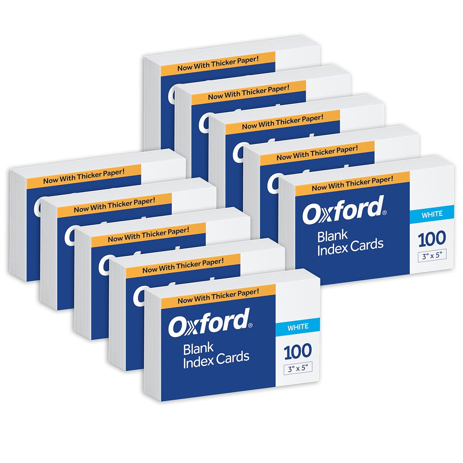 Tops Products ESS30EE-10 3 x 5 in. White Blank Index Cards - Pack of 10