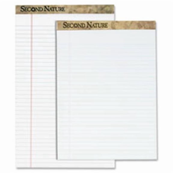 Tops Recycled Perf-Top Pads-Legal Rule-8.5 in. x 11.75 in.-White