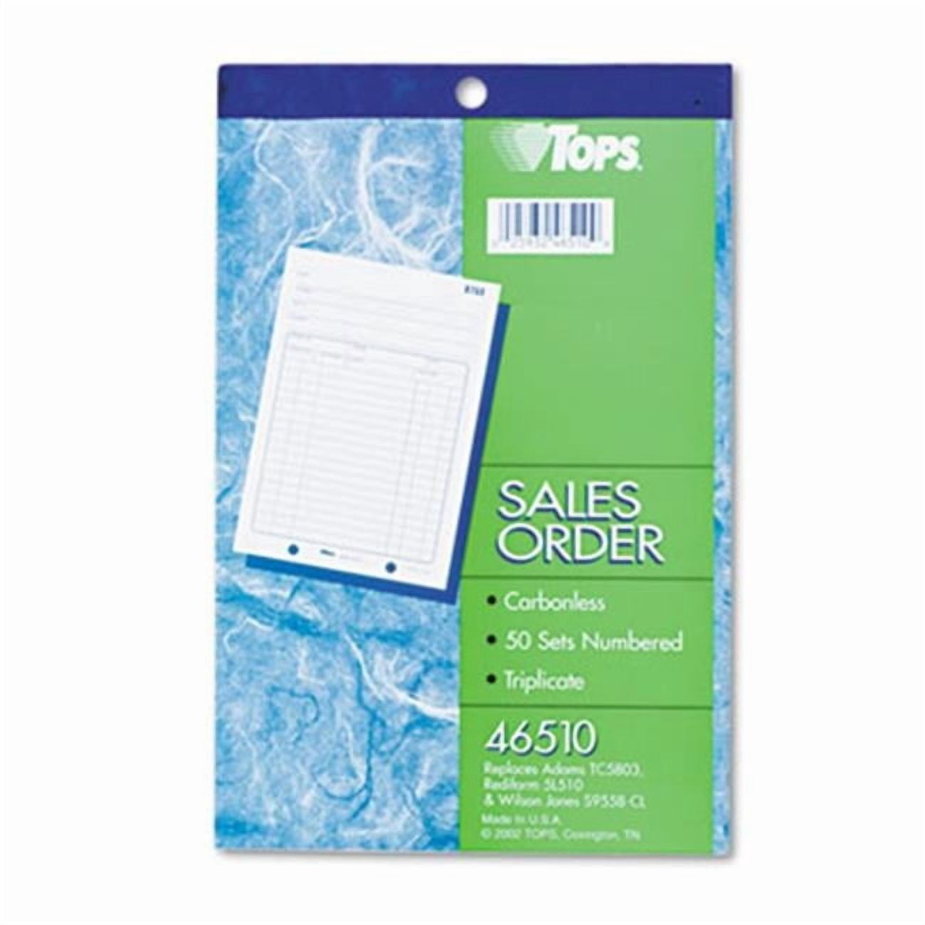 Tops  Sales Order Book - Three-Part Carbonless - 50 Sets-Book