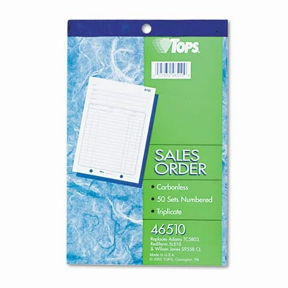 Tops Sales Order Book - Three-Part Carbonless - 50 Sets-Book