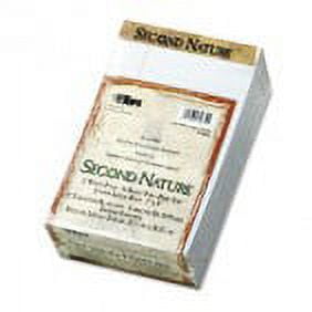 Tops  Second Nature Recycled Note Pads  Lgl/Margin Rule  5x8  White  50-Sheet  Dz