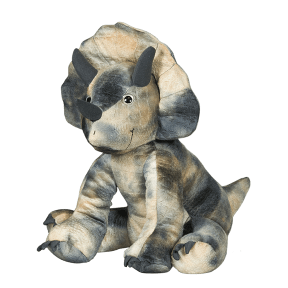 Tops Triceratops Plush Figure 16 Inch, Soft Prehistoric Dinosaur Stuffed Animal Display Piece