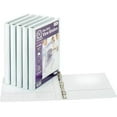 thumbnail image 1 of Tops View Binders White 1/2 Inch Customizable 6 Count, 1 of 4