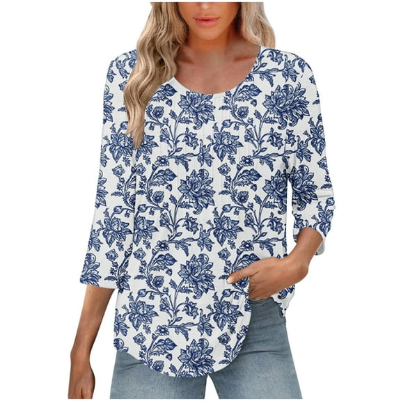 Boho Tops for Women Tube Tops Fall Colors Dressy Long Sleeve 3/4 Sleeve Shirts Work Blouses Long Sleeve