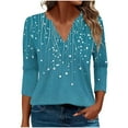 thumbnail image 1 of Tops For Women Summer Sexy Trendy Summer Tops For Women 2025 Trendy Boho White Long Sleeve Shirts For Women Plus Plus Size Blouses For Women 4X-5X Dressy Red Cotton T Shirts Women Plus, 1 of 6