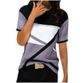 thumbnail image 1 of Tops For Women Summer Trendy Tube Tops For Women Plus Size 2XVneck Tshirts Shirts For WomenWork Blouses For Women Office Short SleeveT Shirts For Women Plus Size, 1 of 3