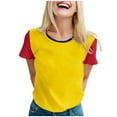thumbnail image 1 of Tops for Women Trendy Button up Blouse for Women Western Womens Shirt Athletic Set Dressy T Shirts Long Sleeve Blouses Blouses Pack Yoga N Light Weight Long Sleeve Shirts Womens Soft Tee N Yellow M, 1 of 5