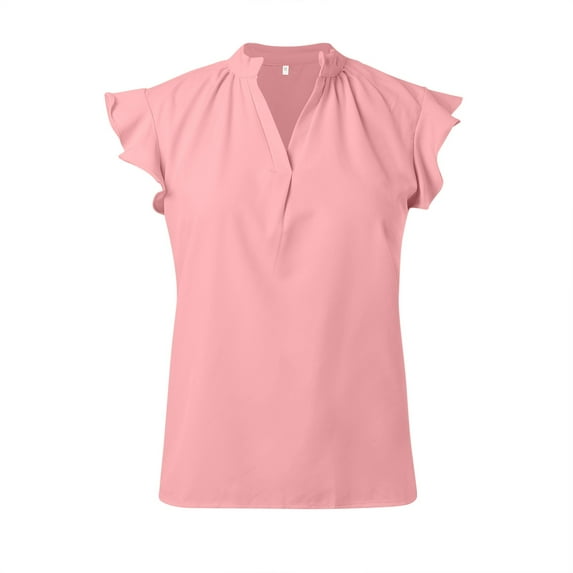 Tops for Women Trendy Dressy Junior Tops Animal Tunic Women Oversized Corduroy Shirt plus Size Fashion Athletic V plus Size Shirts 2x Athletic Long Sleeve Shirt round Neck Short Pink XL