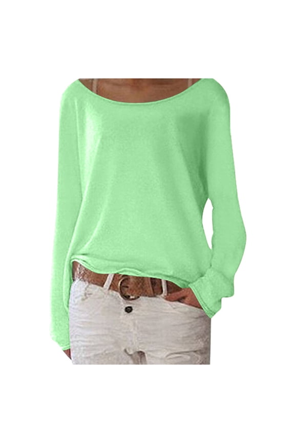 Tops for Women Trendy Long Sleeve Maternity Women Holiday Turtleneck Long Sleeve Fitted Summer Shirts And Blouses Womens T Shirts Color Short Wedding Blouse for Casual Fall Tan Summer Green L