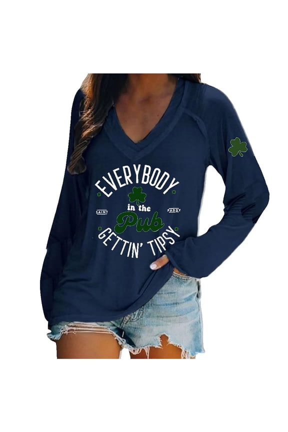 Tops for Women Trendy Long Sleeved Thermal Shirts Women Graphic Tees Vintage Sheer Top Puff Swing Tunic Full Sleeve Womens Button down Blouse Short Sleeve Shirts for Older Cute Tight Navy S