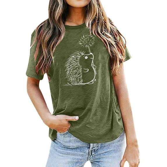 Tops for Women Trendy Old Lady Tunic Women Thermal Long Sleeve Shirt 1000 Casual Shirt Sleeve Tops Short Button down Fall Sweaters Compression for Long Top Army Green L