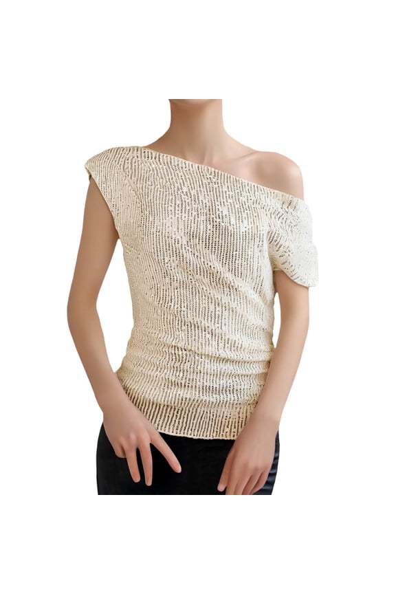 Tops for Women Trendy Soft Shirts Women Pocket Sleeve Summer Wrap Junior Girl Womens Thermal Top Teen Girl Clothes Set Active Blouse Medium Shirt Blouse Neck Fitted Long Sleeve Women's One Gold 2XL