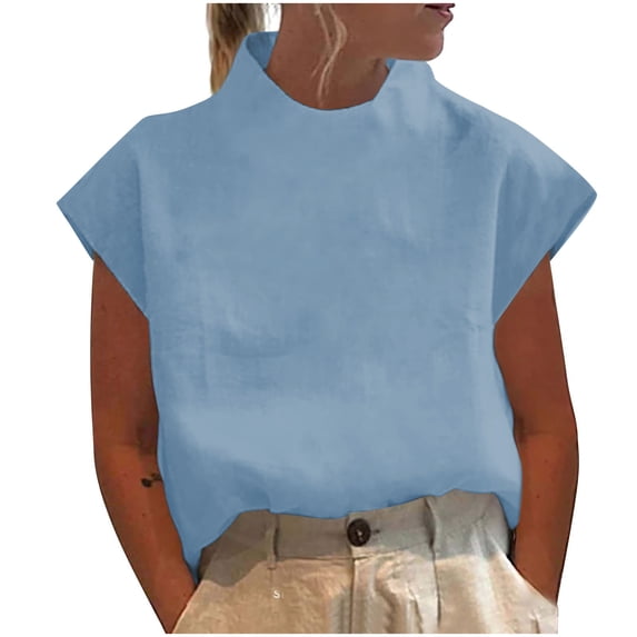 SHE IS Tops for Women Trendy Summer Cotton Graphic Tees for Women Y2k Oversized Womens Blouses Dressy Casual Short Sleeve Plus Size Tunic Tops for Women Short Sleeve My Orders Placed