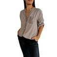 thumbnail image 1 of Tops For Women Trendy Summer Sexy Plus Size Tops For Women 4X-5X Sexy Long Sleeve Shirts For Women Pack Loose Fit Women Blouses Dressy Casual T Shirts For Women Graphic Trendy, 1 of 5