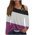 thumbnail image 1 of Tops For Women Trendy Summer Sexy Womens Tops Summer Trendy White Long Sleeve Shirts For Women Cotton White Blouse For Women Under Blazer Square Neck T Shirts For Women V Neck Cotton, 1 of 4