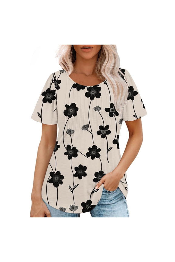 Tops For Women Trendy Summer Sexy Womens Tops For Work In The SummerTshirts Shirts For Women Graphic BeachLadies Tops And Blouses DressyT Shirts For Women Loose Fit Crop