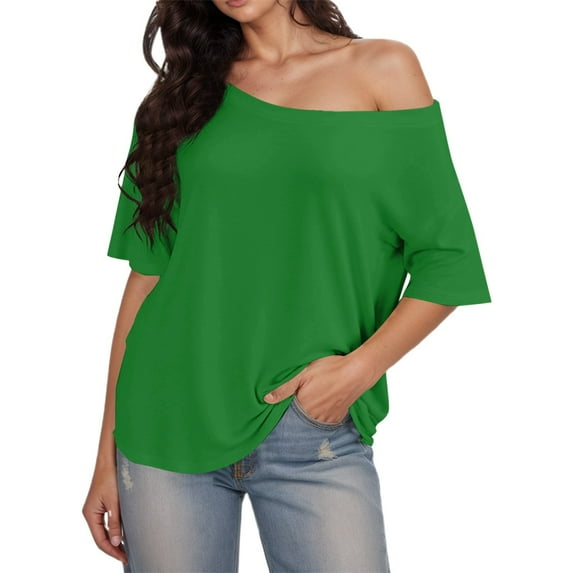 Tops for Women Trendy Summer Shirt Women T Solid Blouses Long Sleeve Rayon Shirts for Large Size Blouses Long Sleeve Button down Blouse Blouse Dressy Active Tunic Tops Sports Tee Green L
