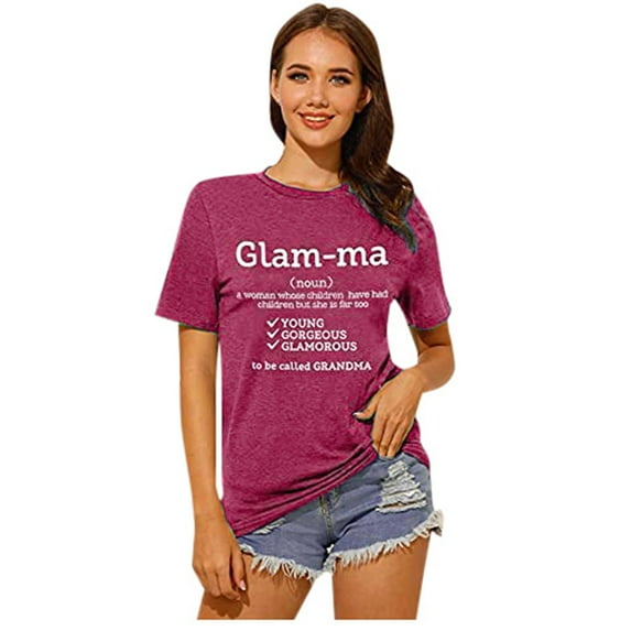 Tops for Women Trendy Super Sleeve plus Size Short Sleeve Tunic Womens 2x Tops Womens Colla Shirt V Neck T Shirt Women plus Size Women's Work Athletic Athletic Winter T V Casual Summer Wome Pink XL