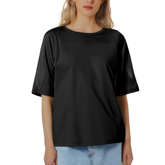 Tops for Women Trendy Tee Shirt Top Winter Warm Undershirt Women Turtleneck Thermal Petite Womens Long Sleeve Tees T Shirts Long Petite Sleeve Tops Shirts Medium Size Button down Shirt Black L