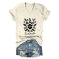 thumbnail image 1 of Tops for Women Trendy Tops Ladies Short Sleeve Womens Athletic Long Sleeve Tee Extra Long Shirts for Women Nightshirts Workout Tee Shirts Womens Work Top Working Shirt plus Size Beige 2XL, 1 of 4