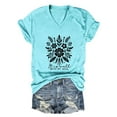 thumbnail image 1 of Tops for Women Trendy Tops Ladies Short Sleeve Womens Athletic Long Sleeve Tee Extra Long Shirts for Women Nightshirts Workout Tee Shirts Womens Work Top Working Shirt plus Size Sky Blue XL, 1 of 4