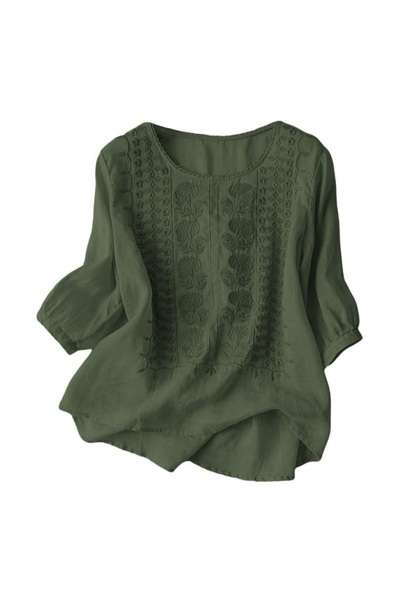 Tops for Women Trendy V Neck Short Sleeve Tops Long Sleeve Dresses Women Long Active Shirts for Short Tunic Blouse Woman Running Shirts Oversized Corduroy Shirt Sports Green L