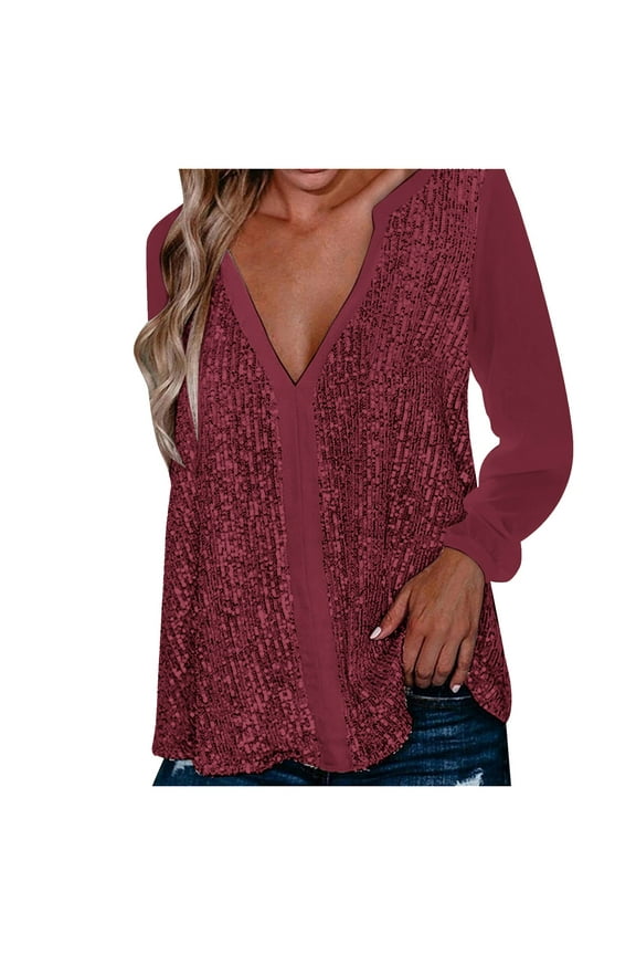 Tops for Women Trendy Women Shirt Long Sleeve Loose Fitting Pajamas Summer Tops for Long Sleeve under Scrub Medium Workout Shirts Tech Fabric Shirt Same Day Items Blouses Lace XL