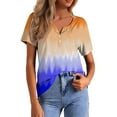 thumbnail image 1 of Tops for Women Trendy Womens Raglan Shirt Ladies Athletic Clothes Embroide Western Shirts Women 3x Size Tops Chiffon Tee Shirt Dress Cute Long Sleeve Rainbow Tight Long Sleeve Workout Top Brown 2XL, 1 of 5