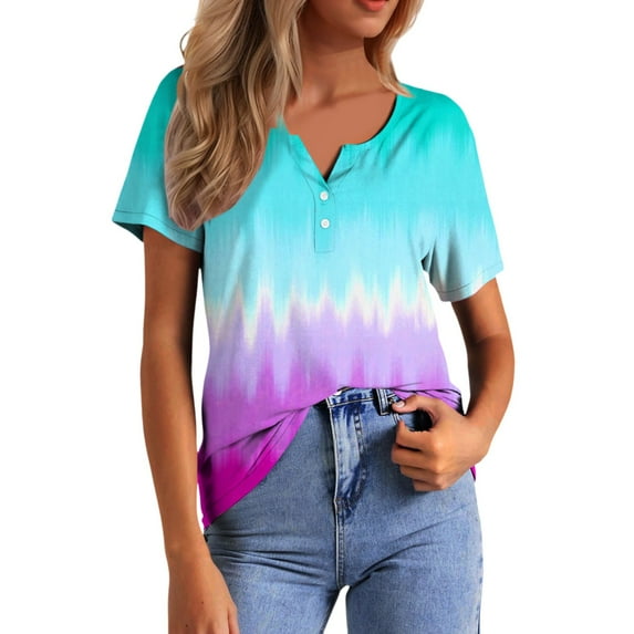 Tops for Women Trendy Womens Raglan Shirt Ladies Athletic Clothes Embroide Western Shirts Women 3x Size Tops Chiffon Tee Shirt Dress Cute Long Sleeve Rainbow Tight Long Sleeve Workout Top Light Blue